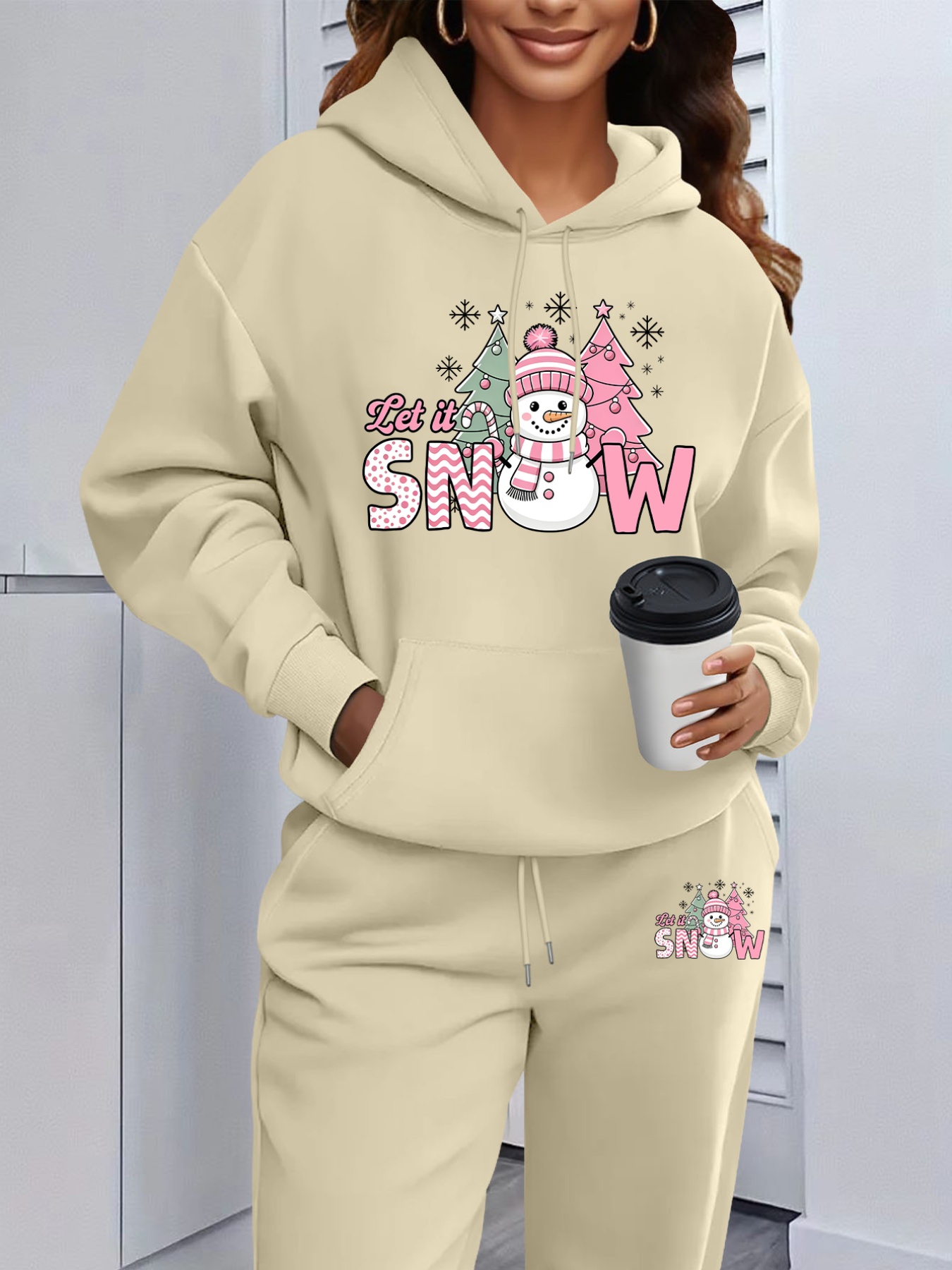 Women 2 Piece Outfit Winter Ho - огляд і ціна Matcha