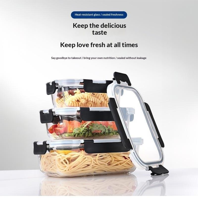 Leak Proof Glass Food Storage  - огляд і ціна Bento Box