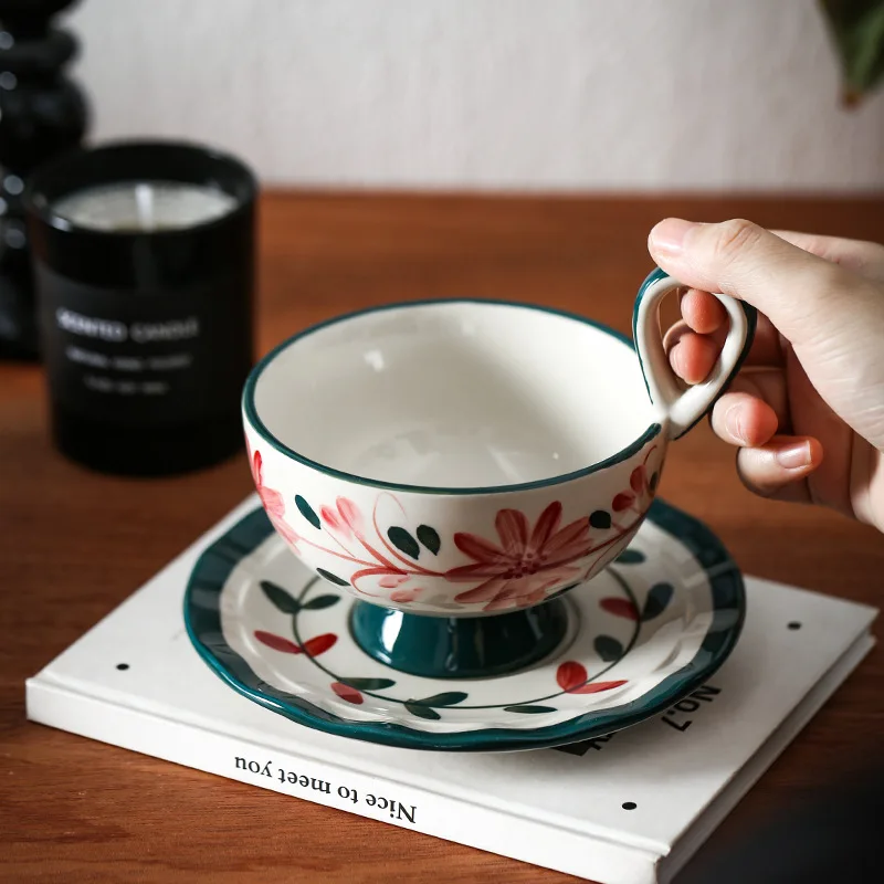 Coffee Cups Flower Tea Mug Han - огляд і ціна Japanese Tea