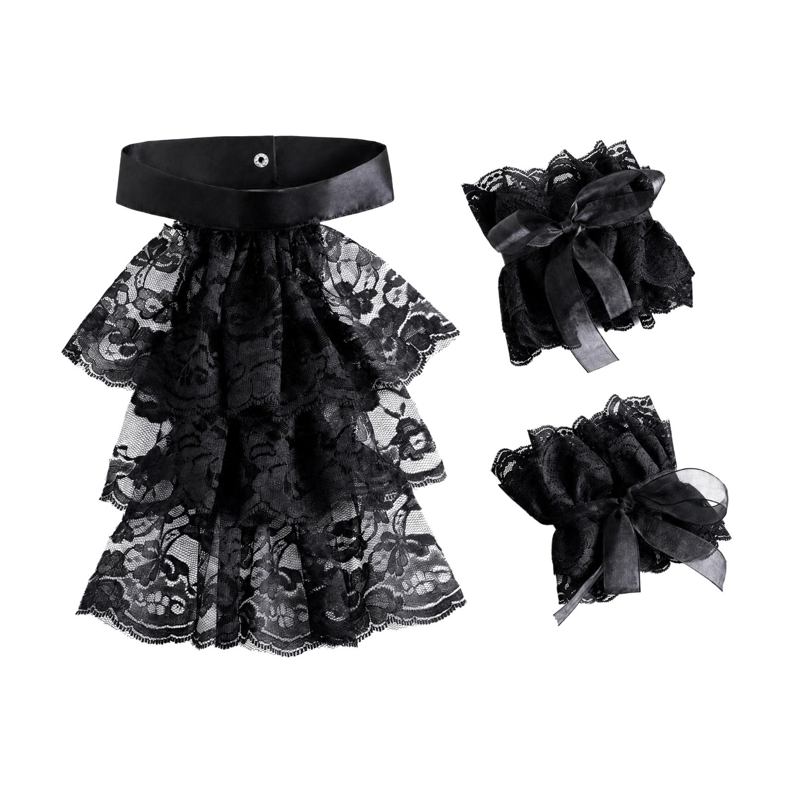 Women Vintage Lace Collar Glov - огляд і ціна Matcha
