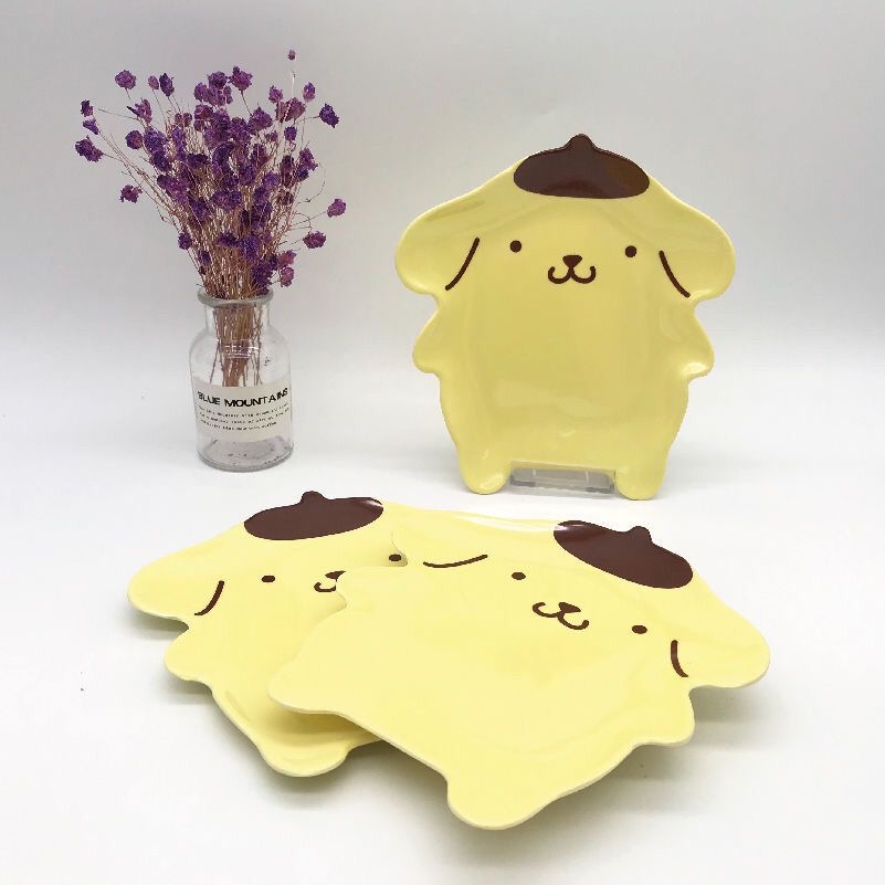 Kawaii Pompompurin Shaped Plat - огляд і ціна Japanese Snacks
