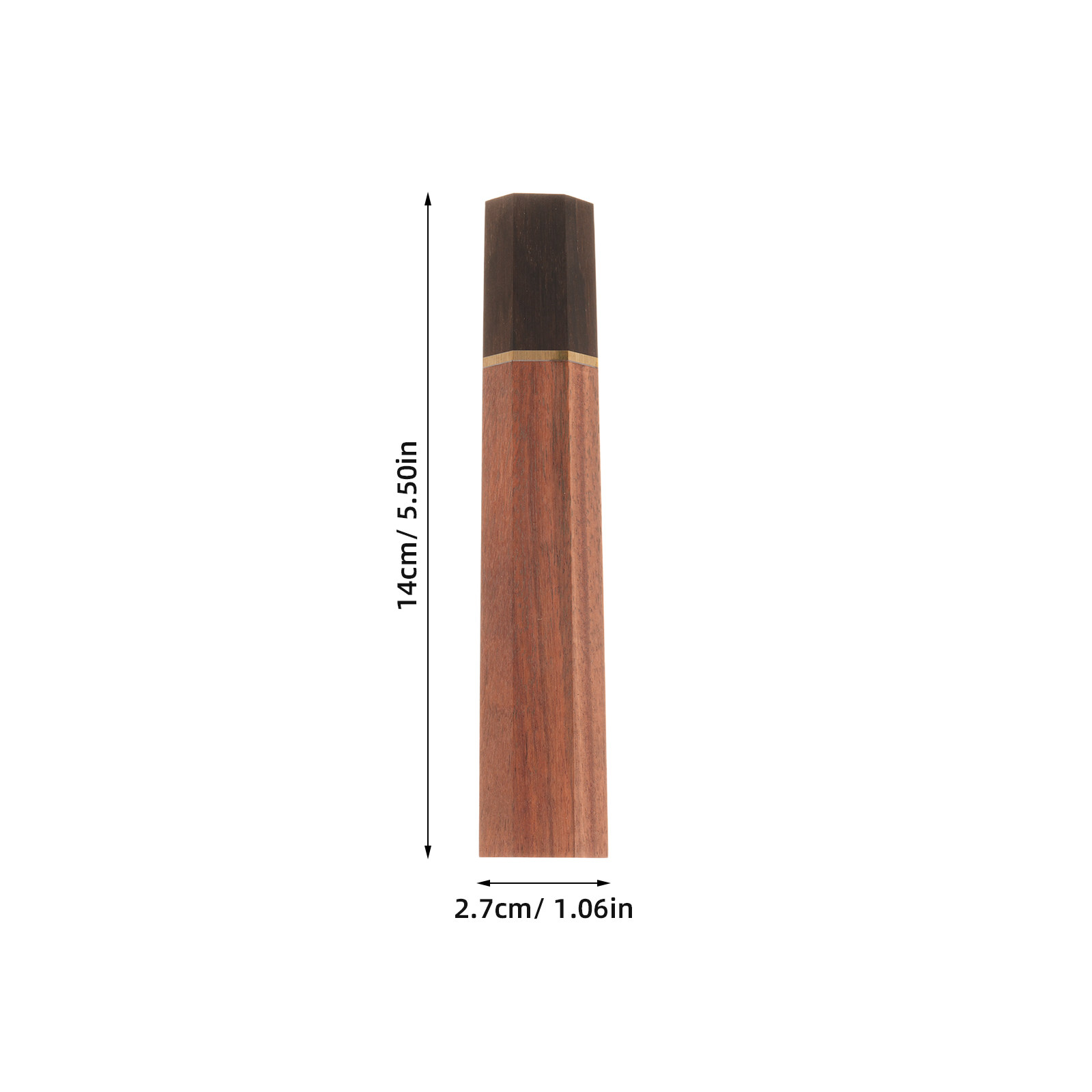 Octagonal Brown Wood Chef Knif - огляд і ціна Japanese Knife