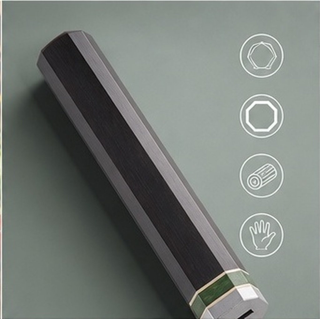 Japanese Octagonal Ebony Wood  - огляд і ціна Japanese Knife