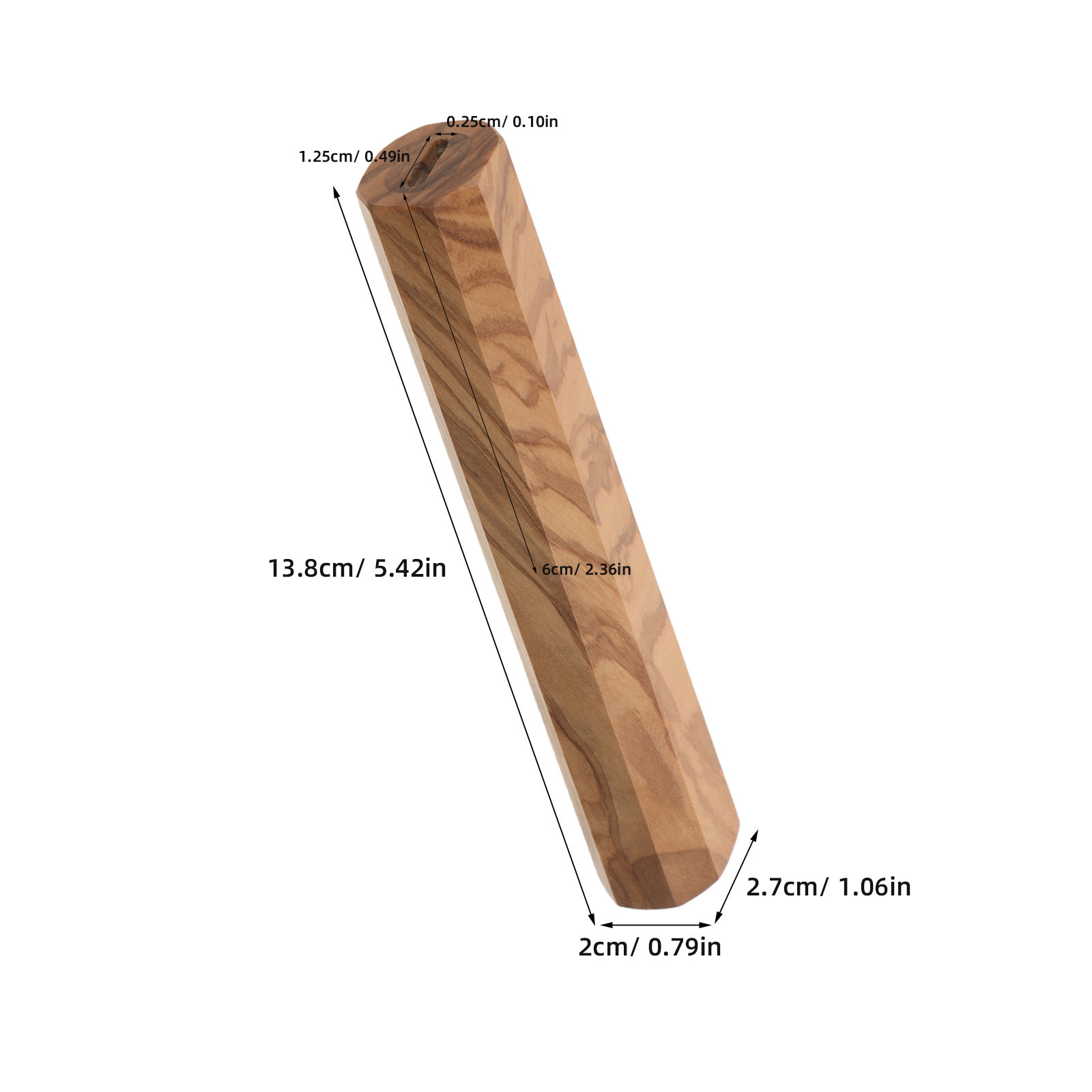 Octagonal Wooden Handle for Ja - огляд і ціна Japanese Knife