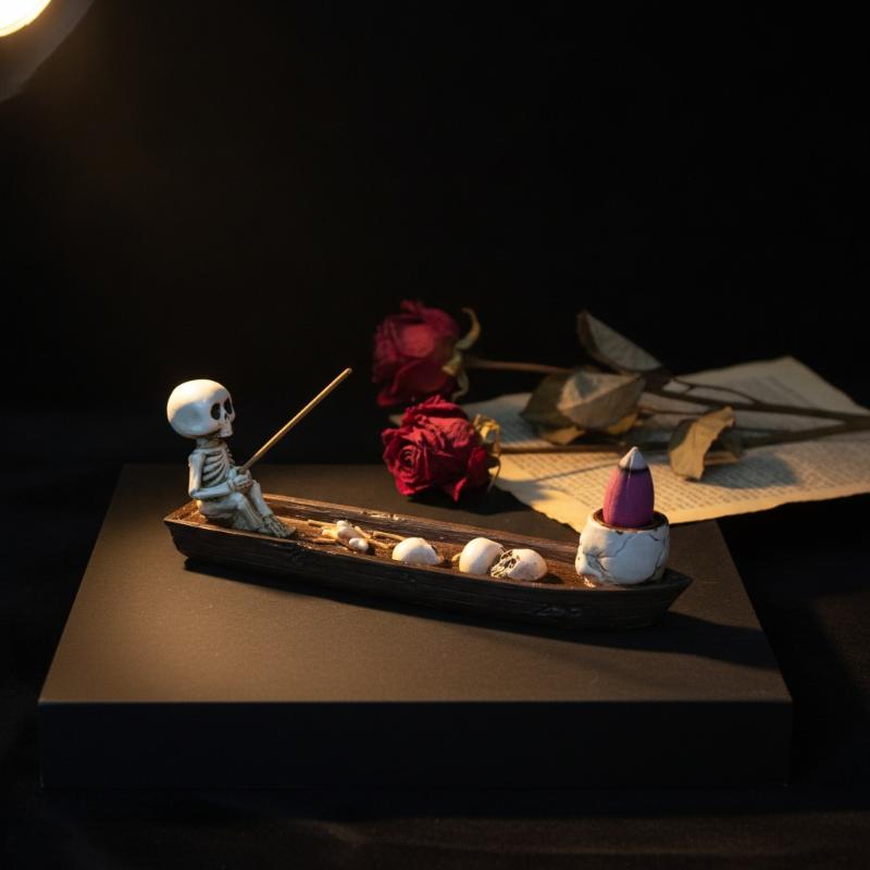 Skull Boat Incense Holder Dura - огляд і ціна Incense Holder